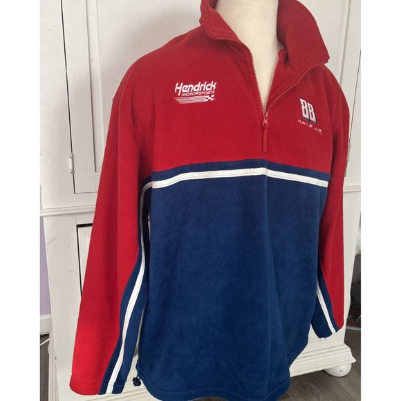 Winners Circle Dale Jr. Fleece 1/4 Zip Pullover NASCAR XL Men - Picture 2 of 4